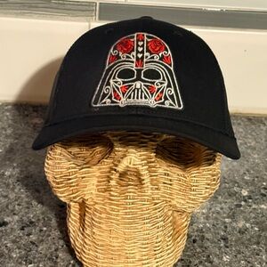 May the 4th Be with you! Sugar Skull Darth Embroidered- Patch- Black Trucker